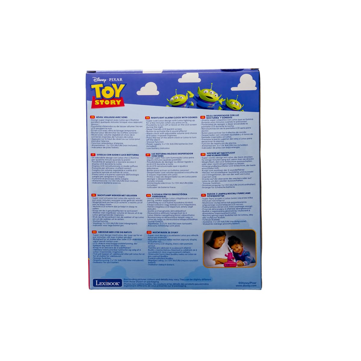 lexibook-disney-toy-story-reloj-despertador-lotso-rl800ts1-violeta image 8