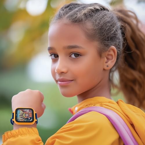 lexibook-naruto-dmw070na-reloj-de-pulsera-ajustable-con-pantalla-hd-azul-y-naran image 4