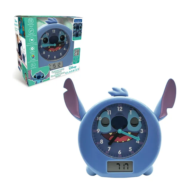 lexibook-rlt100dlxb-stitch-reloj-compa-ero-de-sue-o-con-luz-y-melod-as image 1