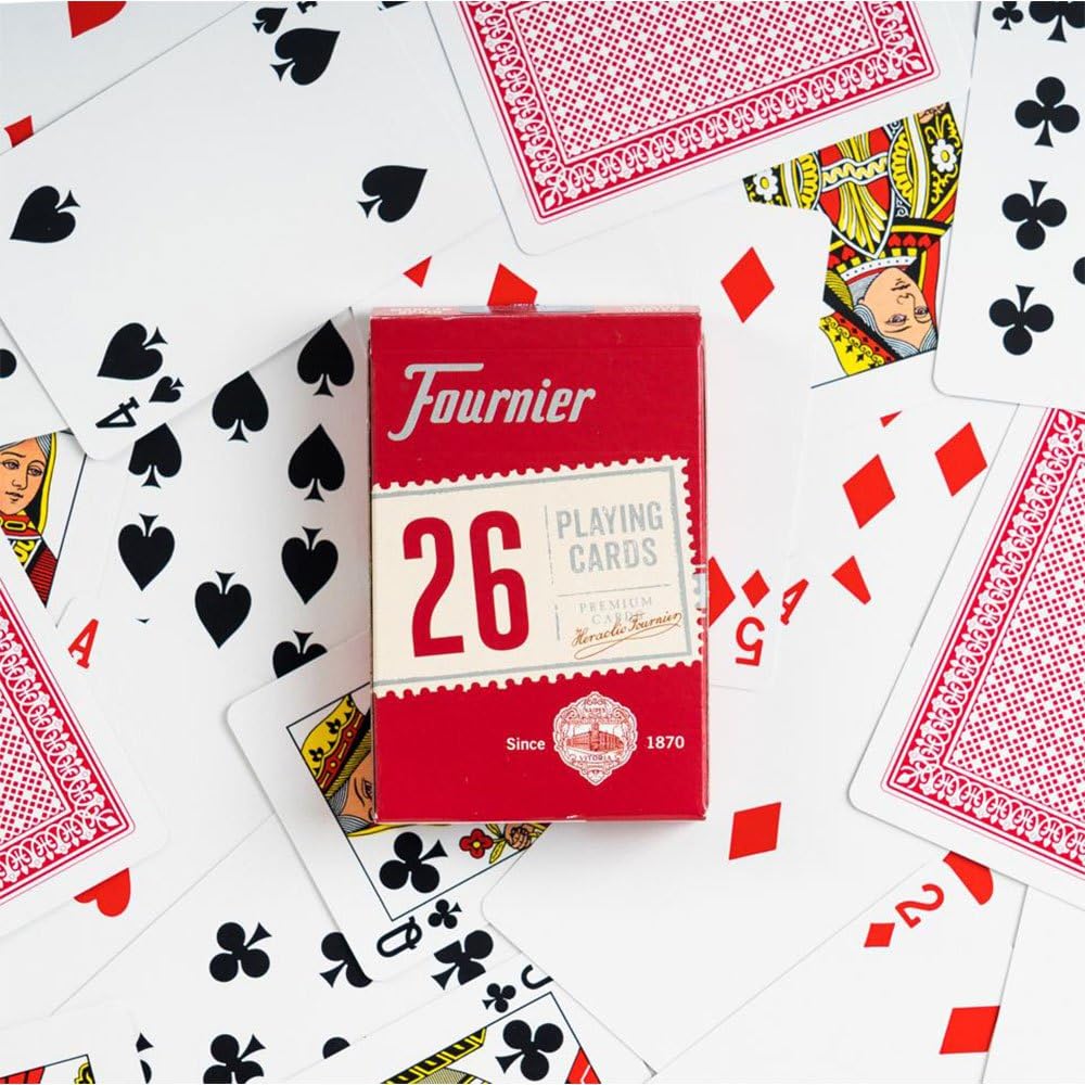 fournier-n-26-baraja-de-cartas-de-bridge-55-cartas-rojo-azul image 7