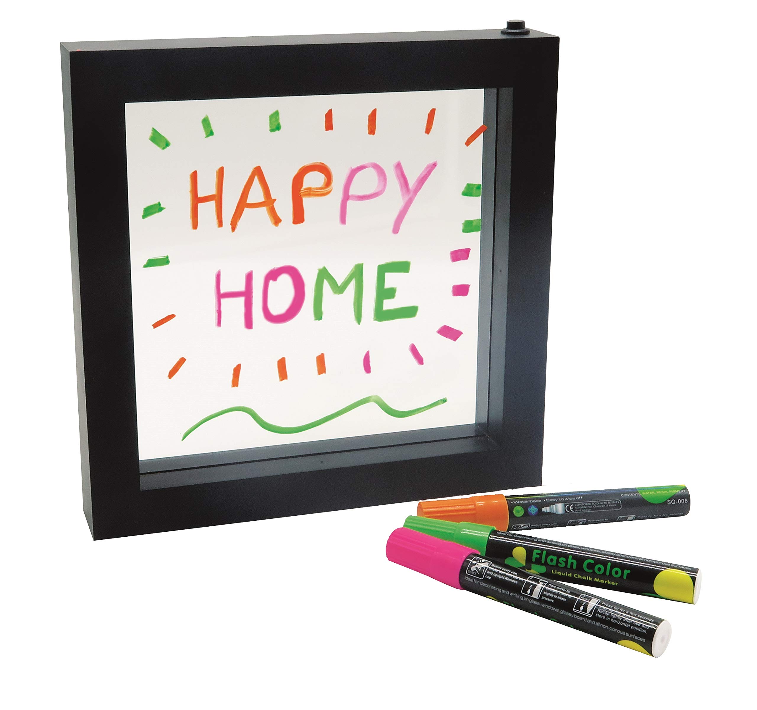 lexibook-decotech-marco-ne-n-mensajes-ltp055-negro image 1