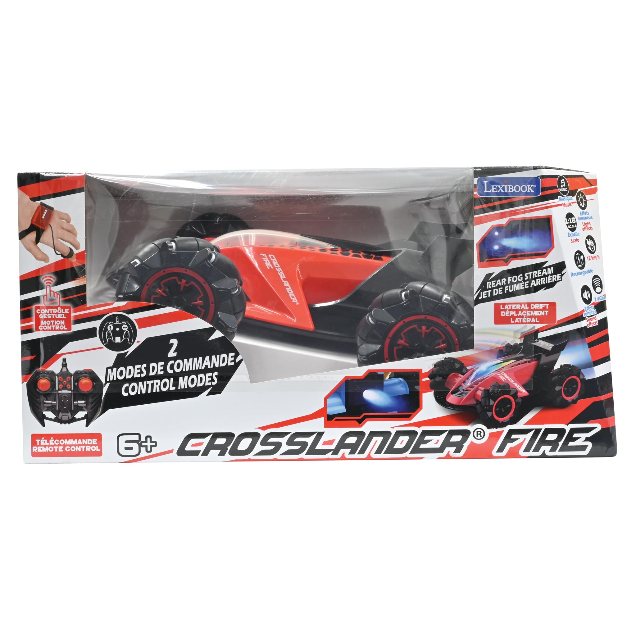 lexibook-crosslander-fire-coche-teledirigido-con-pulsera image 5