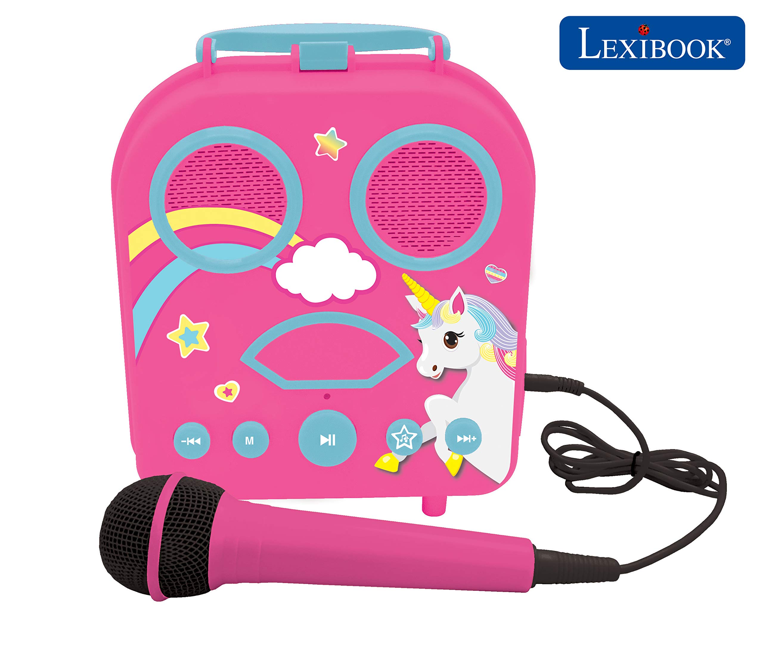 lexibook-my-secret-btc050uni-altavoz-karaoke-port-til-unicornio-con-micr-fono image 2