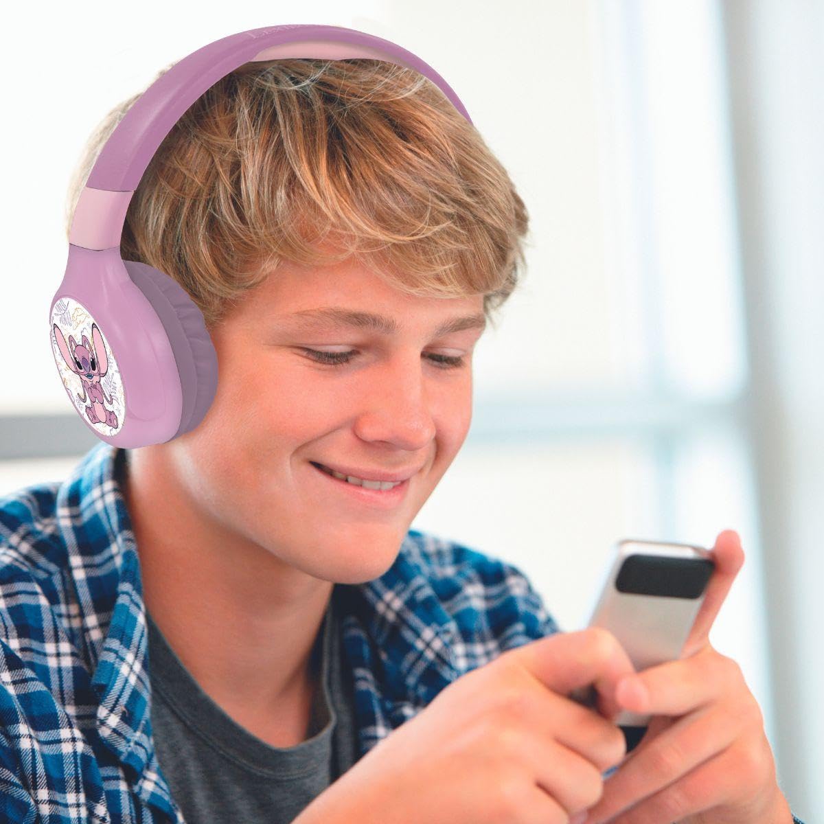 lexibook-stitch-angel-hpbt010d1lxb-auriculares-bluetooth-infantiles image 6