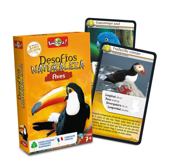 falomir-juegos-desaf-os-naturaleza-aves-collector-juego-de-cartas image 1