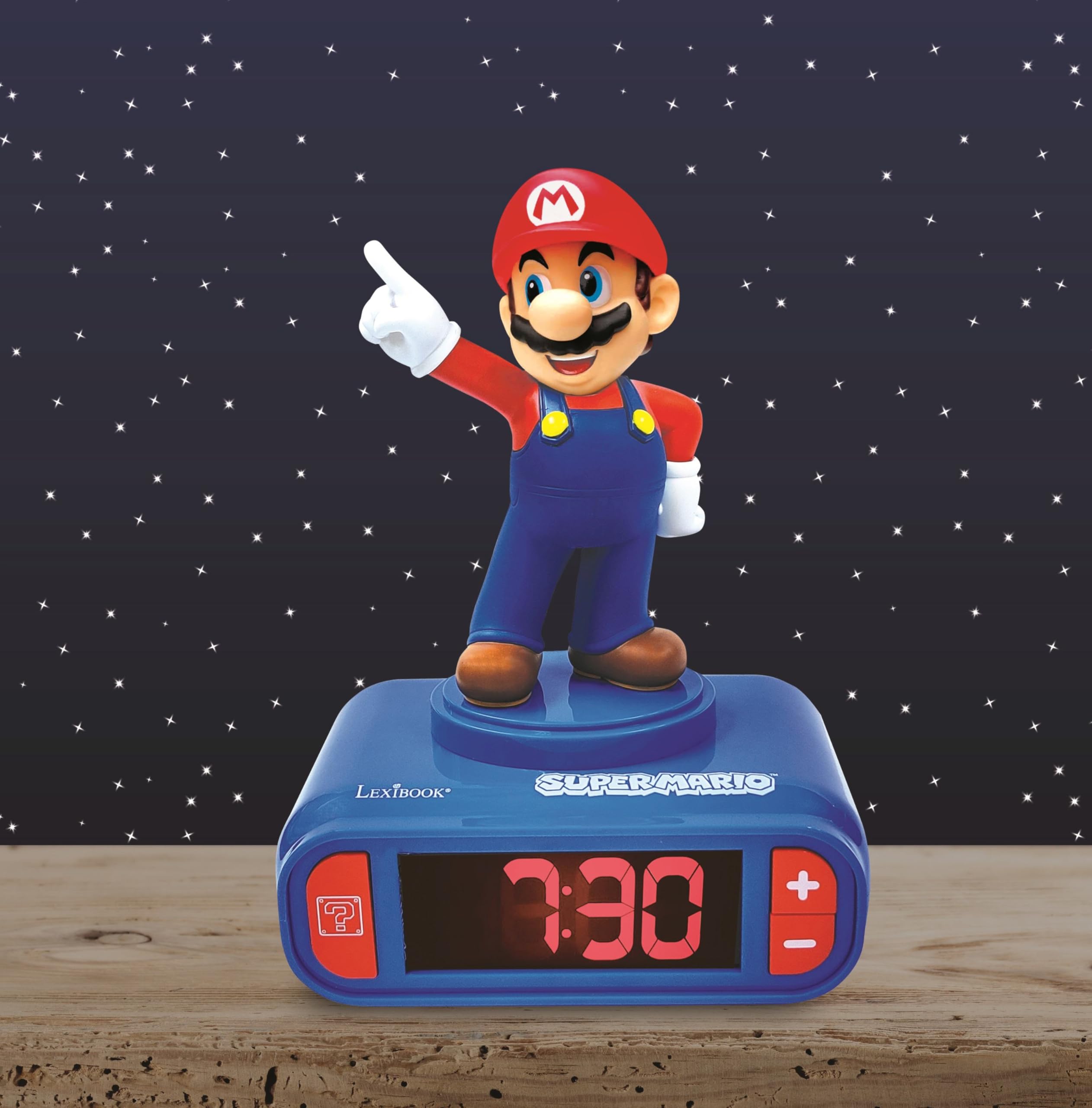 lexibook-mario-rl800nilxb-reloj-despertador-con-luz-nocturna image 4