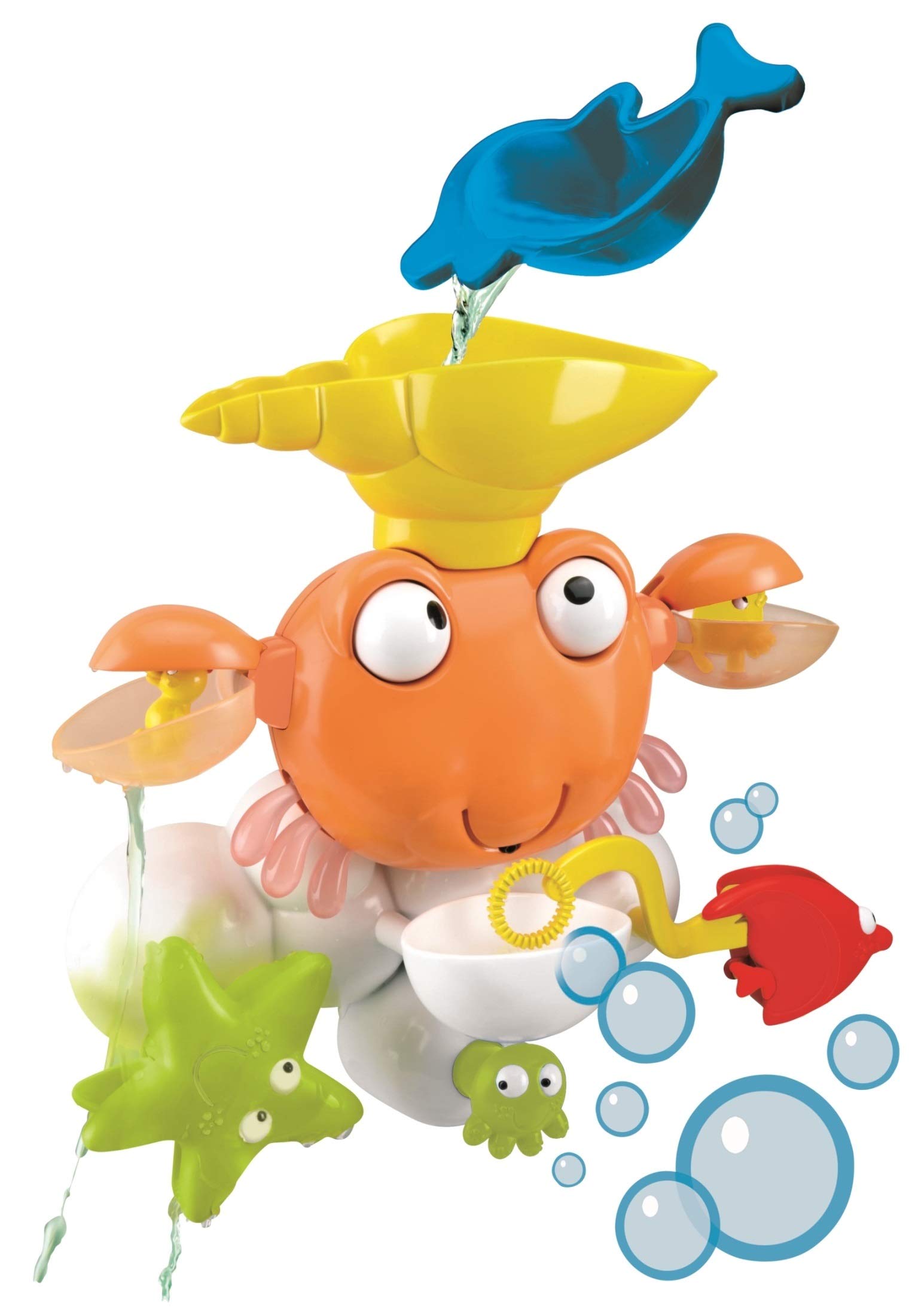 lexibook-it025-cangrejo-de-agua-juguete-de-ba-o-naranja-con-ventosas image 3
