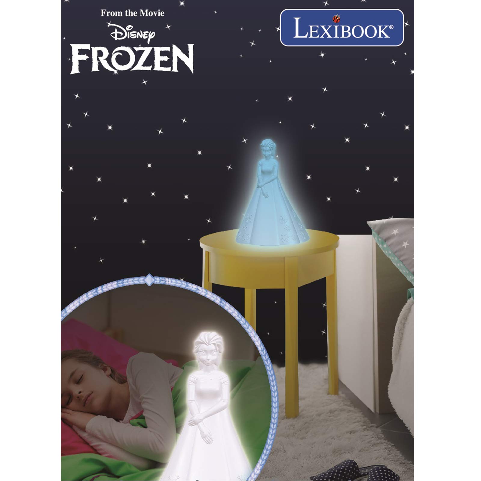 lexibook-disney-frozen-luz-de-noche-elsa-multicolor-nlj110fz image 7