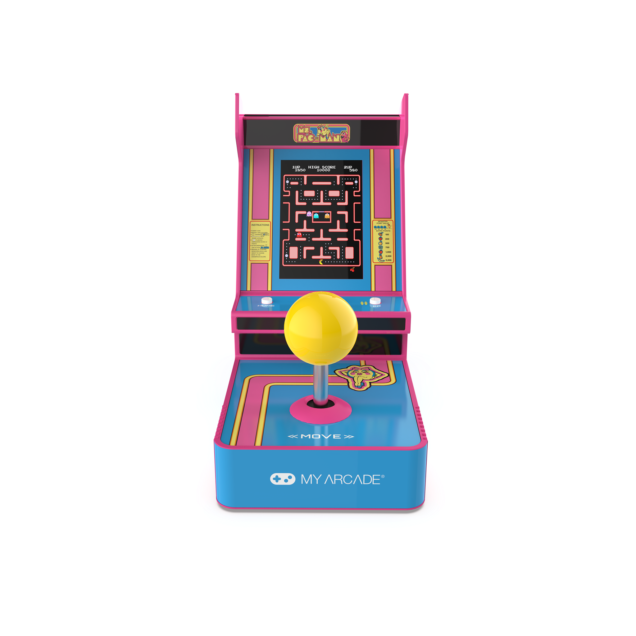 my-arcade-ms-pac-man-joystick-player-consola-joystick-laberinto image 2