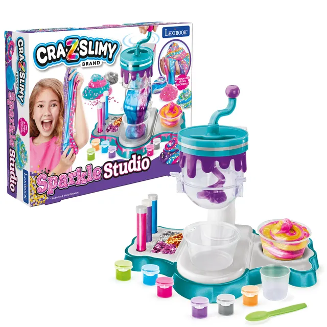 lexibook-estudio-slime-brillante-crslim40-kit-creativo-para-hacer-slime-personal image 1