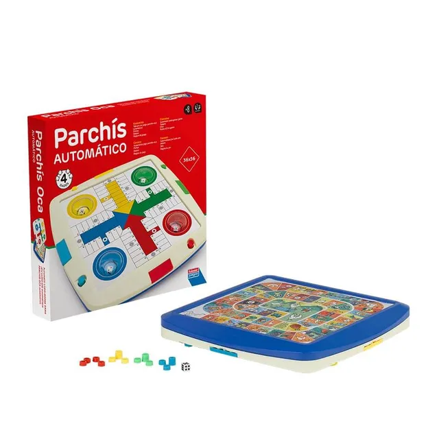 falomir-juegos-parch-s-autom-tico-y-oca-36-cm-tablero-2-en-1 image 1