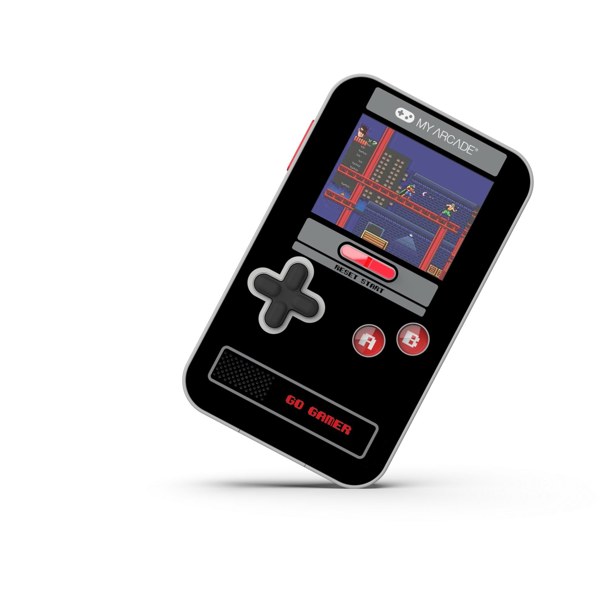my-arcade-go-gamer-classic-black-red-consola-port-til-300-juegos image 1