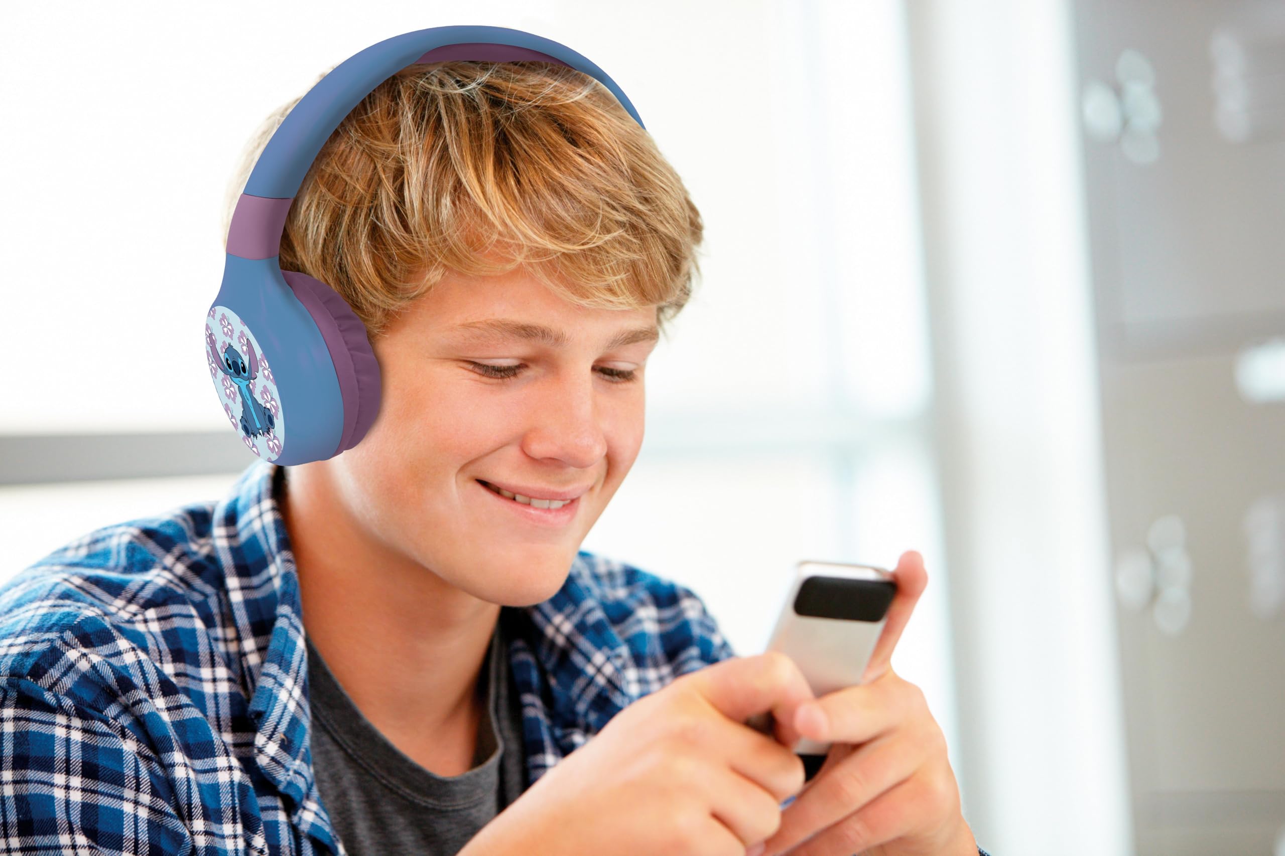 lexibook-stitch-auriculares-bluetooth-hpbt010dlxb-2-en-1 image 5
