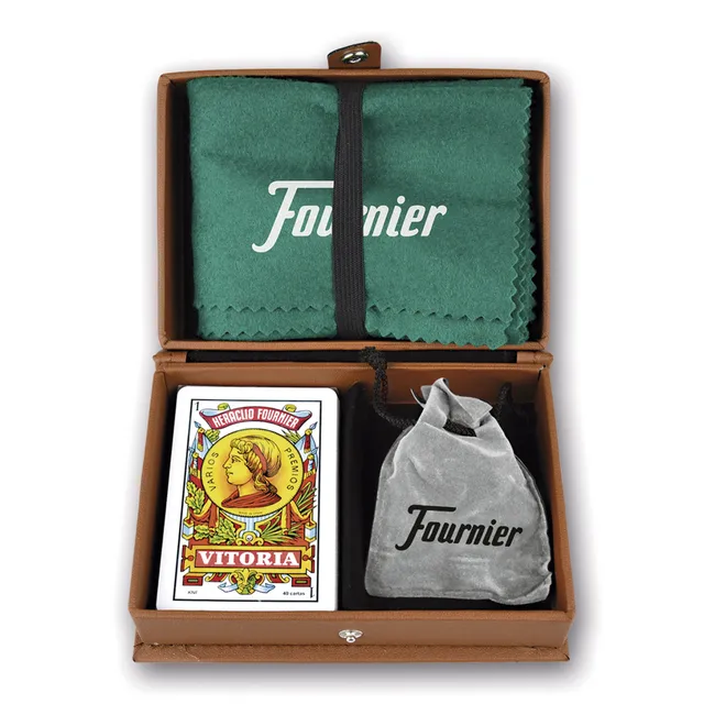 fournier-set-mus-en-estuche-polipiel-con-baraja-tapete-y-amarracos image 1
