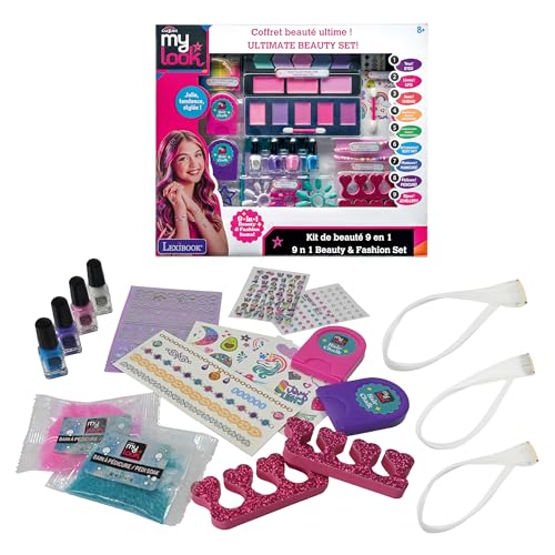 lexibook-kit-de-belleza-9-en-1-rosa-crss83-malet-n-maquillaje-y-peinado-infantil image 8