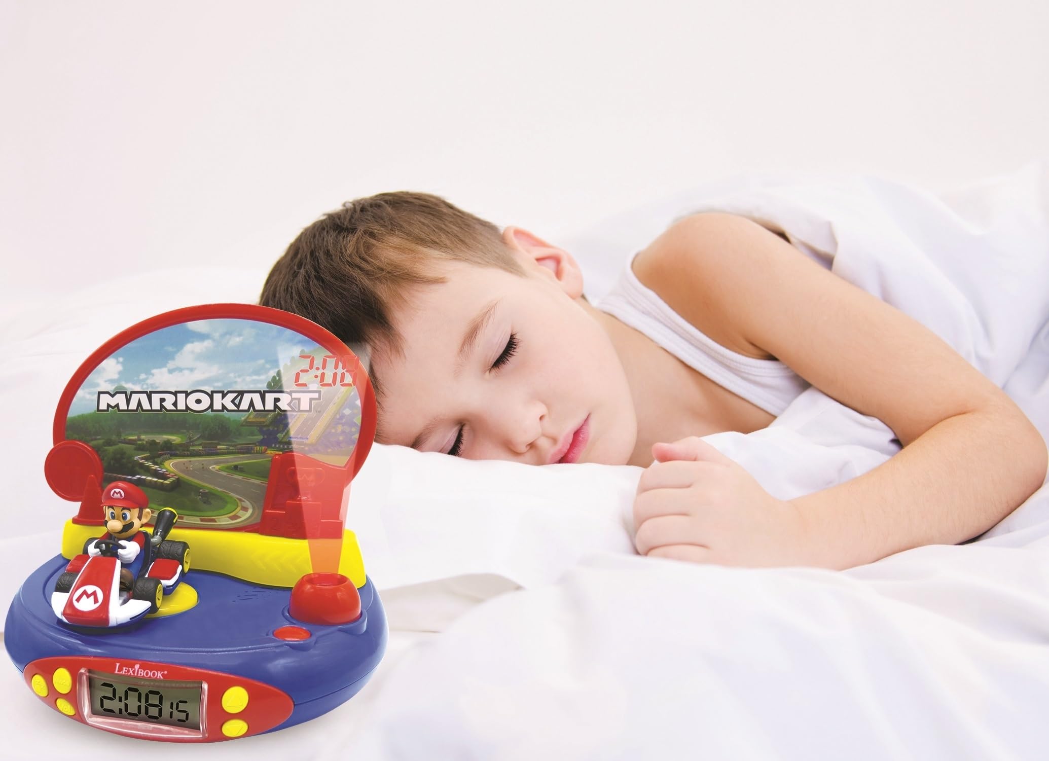 lexibook-mario-kart-rp500nilxb-reloj-proyector-despertador-con-luz-nocturna image 5