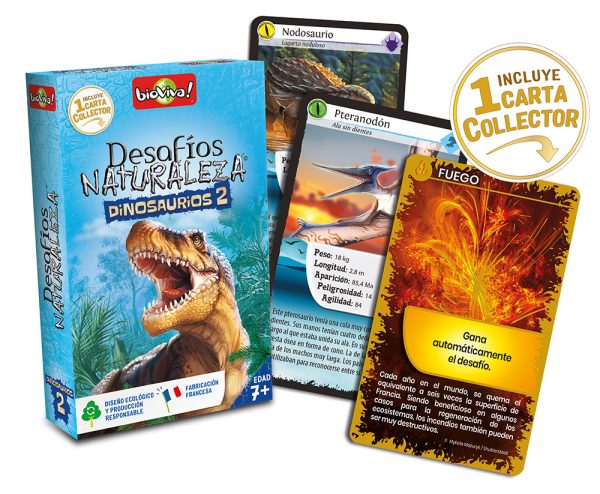 falomir-juegos-desaf-nat-dino-2-2022-collector-juego-de-cartas-de-dinosaurios image 3