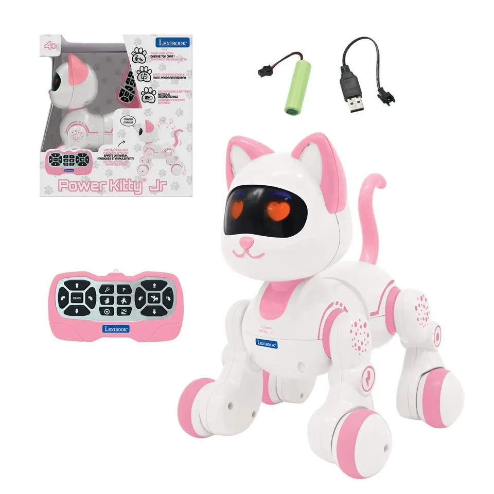 lexibook-power-kitty-jr-kit01lxb-gato-robot-interactivo image 1