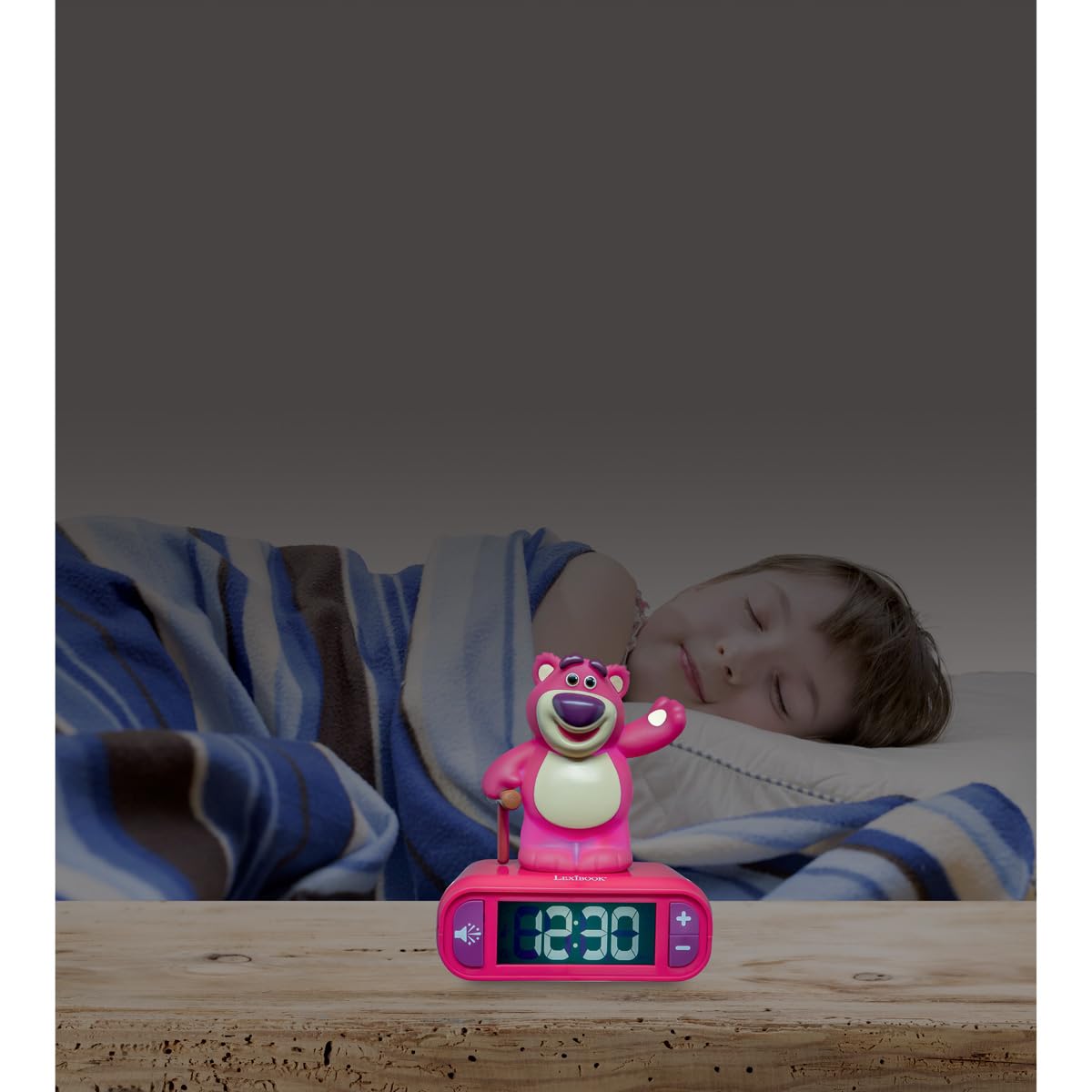 lexibook-disney-toy-story-reloj-despertador-lotso-rl800ts1-violeta image 3