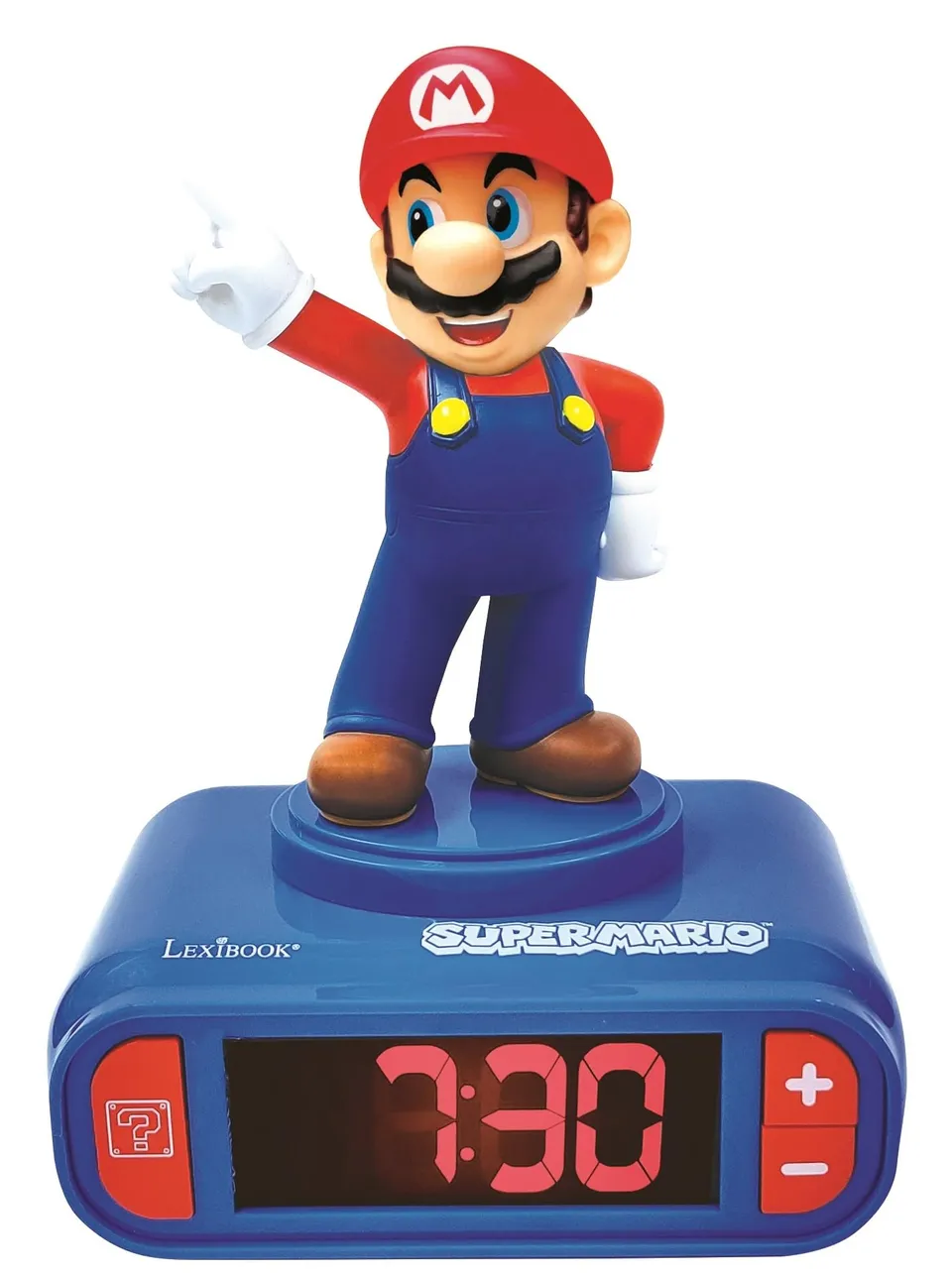 lexibook-mario-rl800nilxb-reloj-despertador-con-luz-nocturna image 1