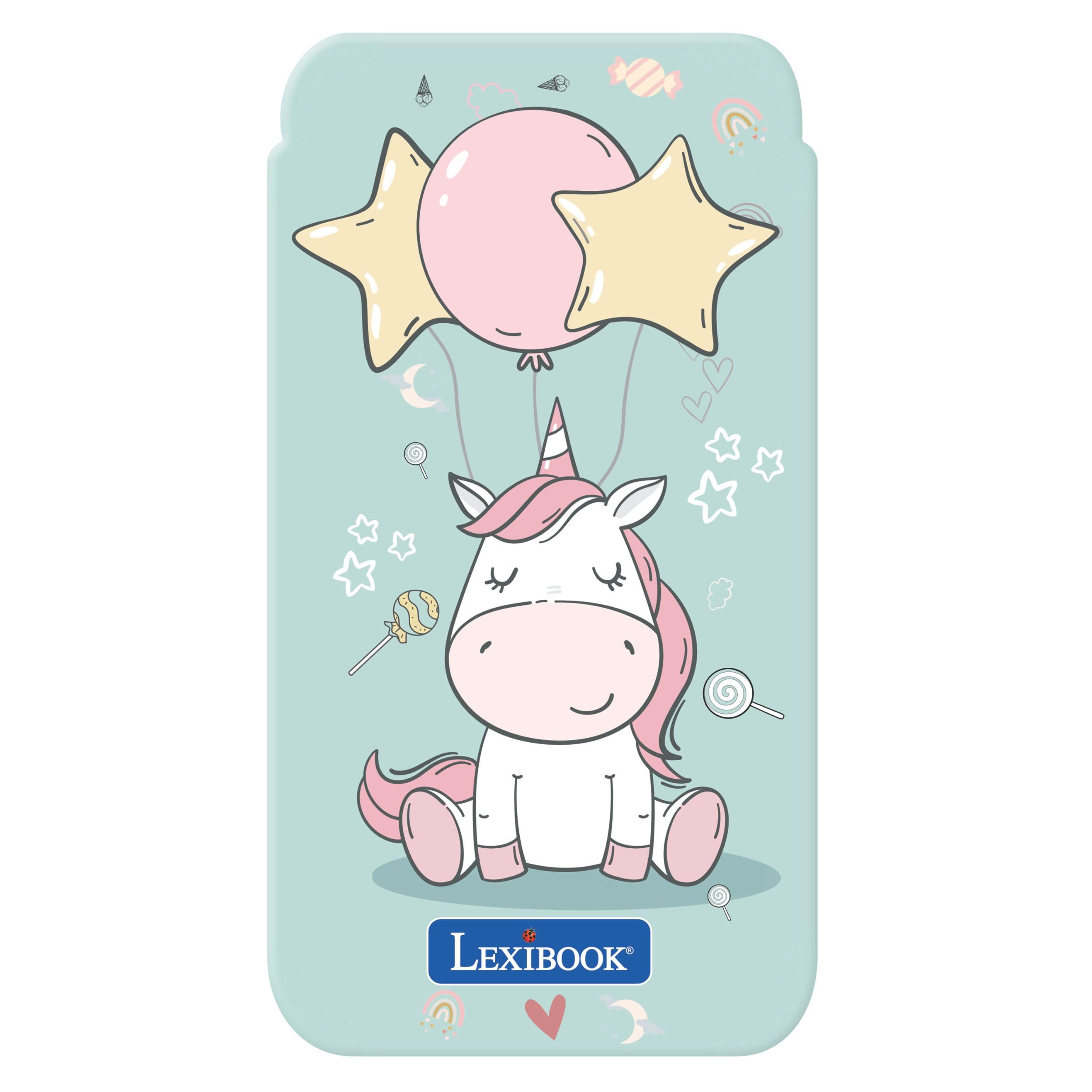 lexibook-unicornio-c45uni-calculadora-de-bolsillo-8-d-gitos-solar image 3