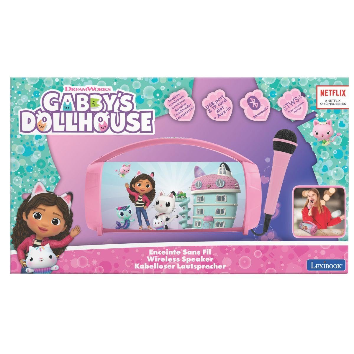 lexibook-gabby-altavoz-karaoke-rosa-bluetooth-btp585gdhzlxb image 4