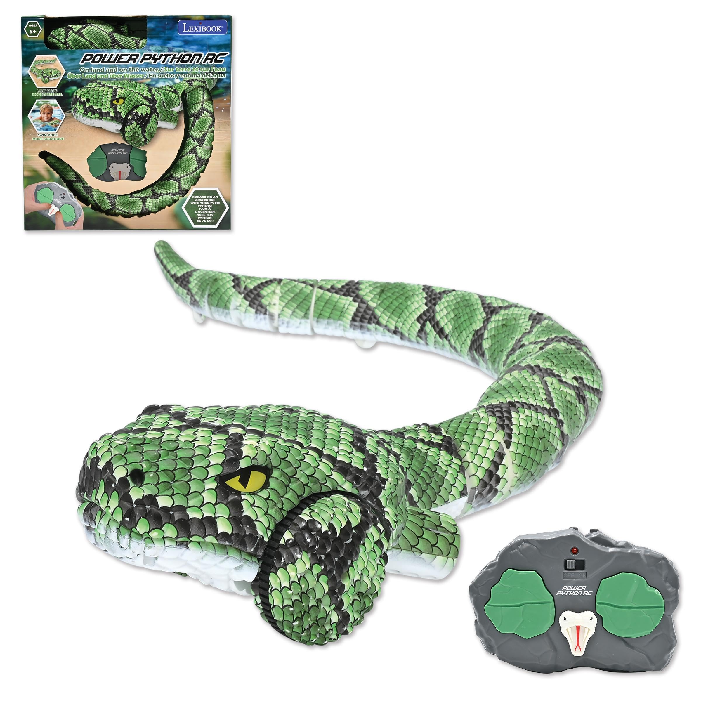 lexibook-power-python-snake01lxb-serpiente-rc-realista image 1