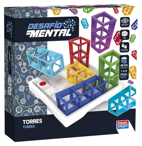 falomir-juegos-torres-desaf-o-mental-juego-de-l-gica image 1
