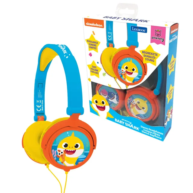 lexibook-baby-shark-auriculares-est-reo-hp015bs image 1