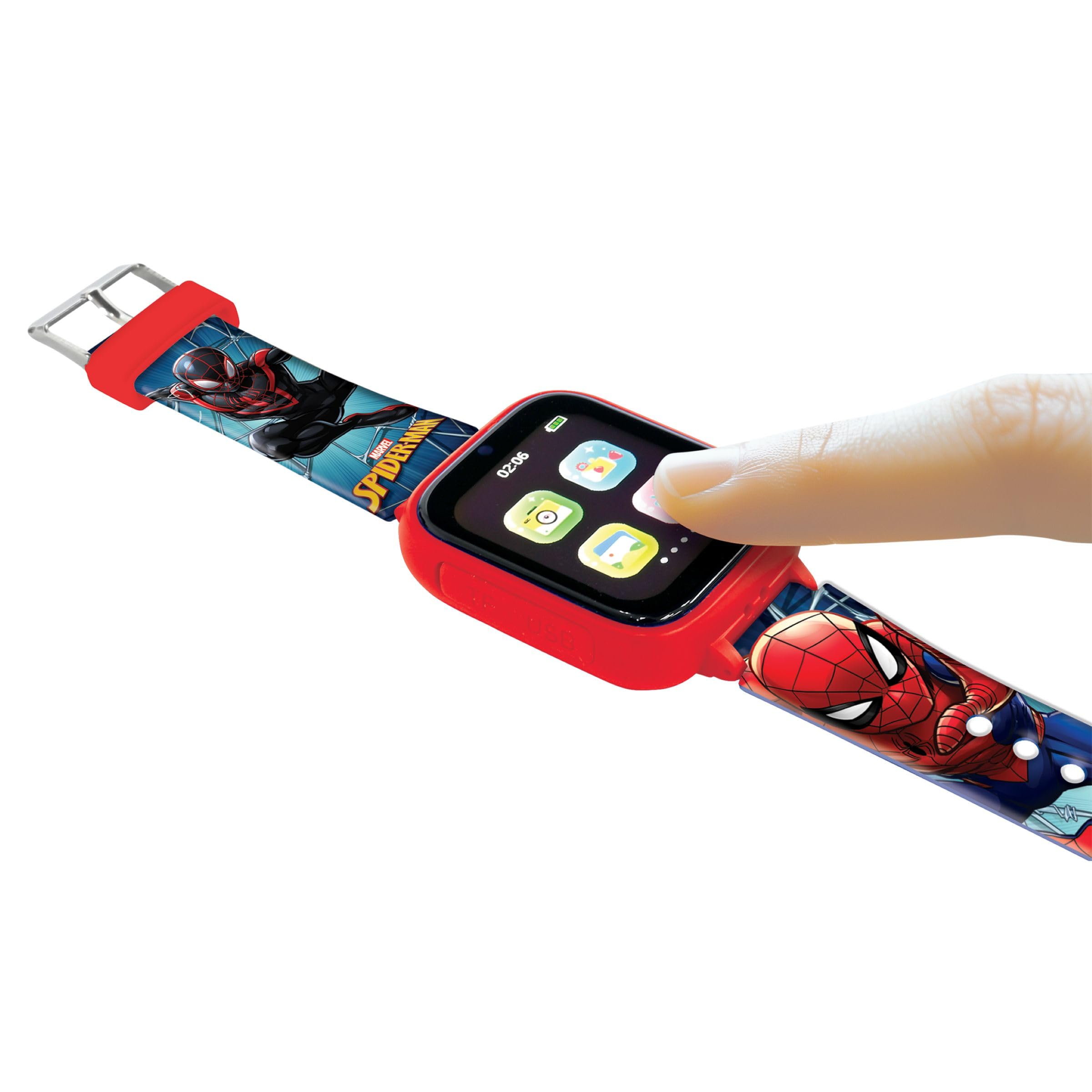 lexibook-spider-man-reloj-bluetooth-con-c-mara-dmw071sp image 7