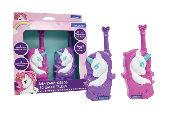lexibook-unicornio-walkie-talkies-3d-tw18uni image 1