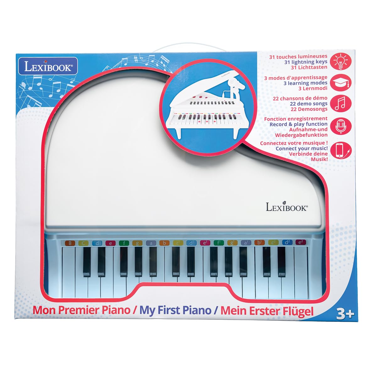 lexibook-mi-primer-piano-k731-31-teclas-con-micr-fono image 4