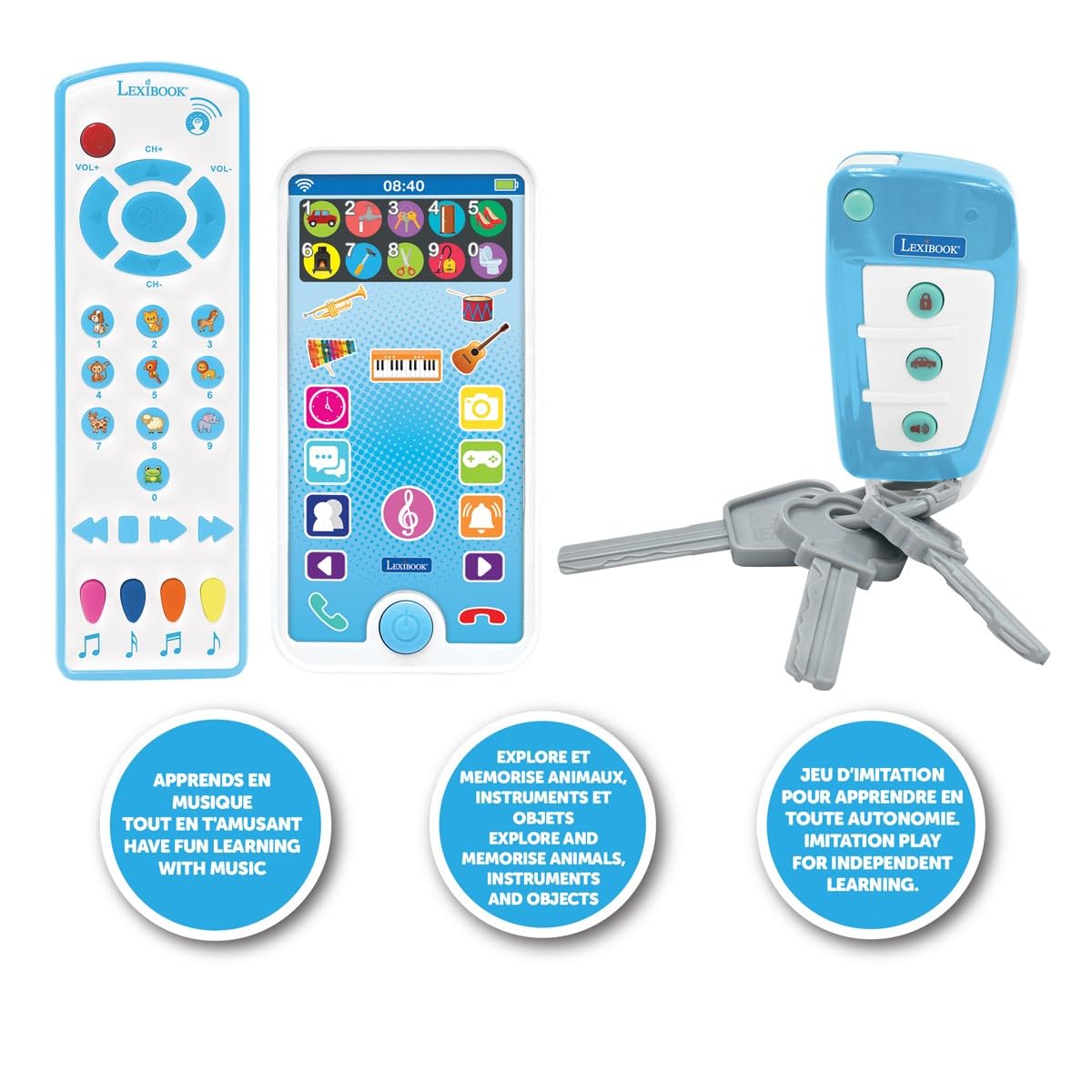 lexibook-ps125-set-de-juego-educativo-tel-fono-mando-y-llaves image 3