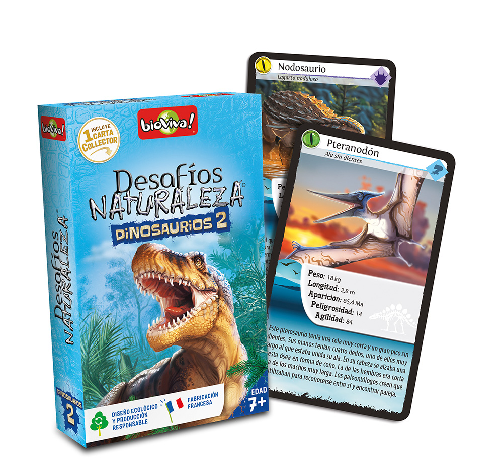 falomir-juegos-desaf-nat-dino-2-2022-collector-juego-de-cartas-de-dinosaurios image 4