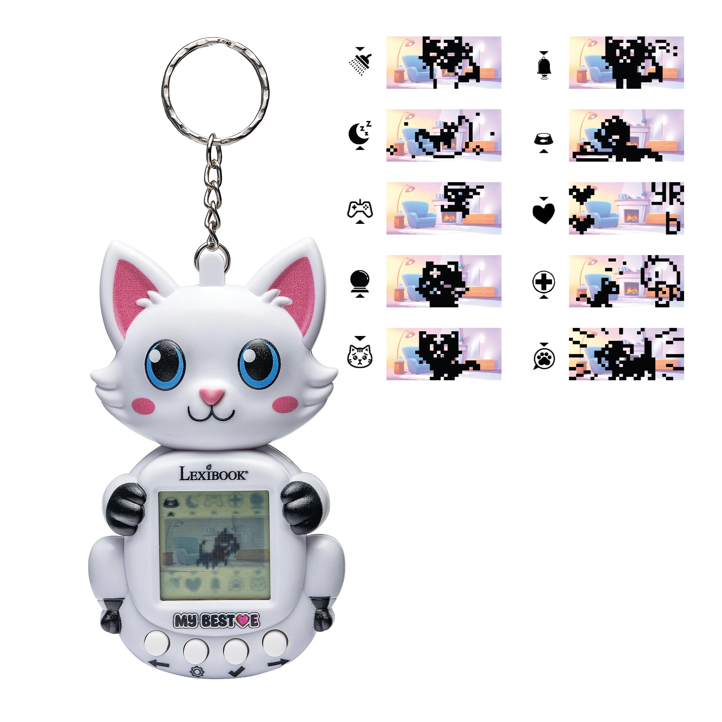 lexibook-jlmbcat-my-best-e-gato-consola-mascota-virtual image 2