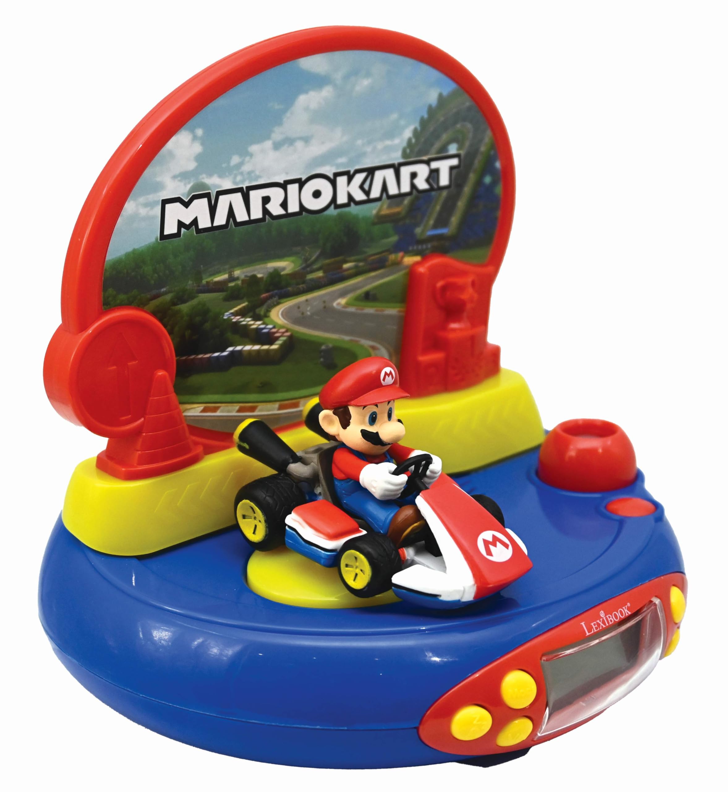 lexibook-mario-kart-rp500nilxb-reloj-proyector-despertador-con-luz-nocturna image 3