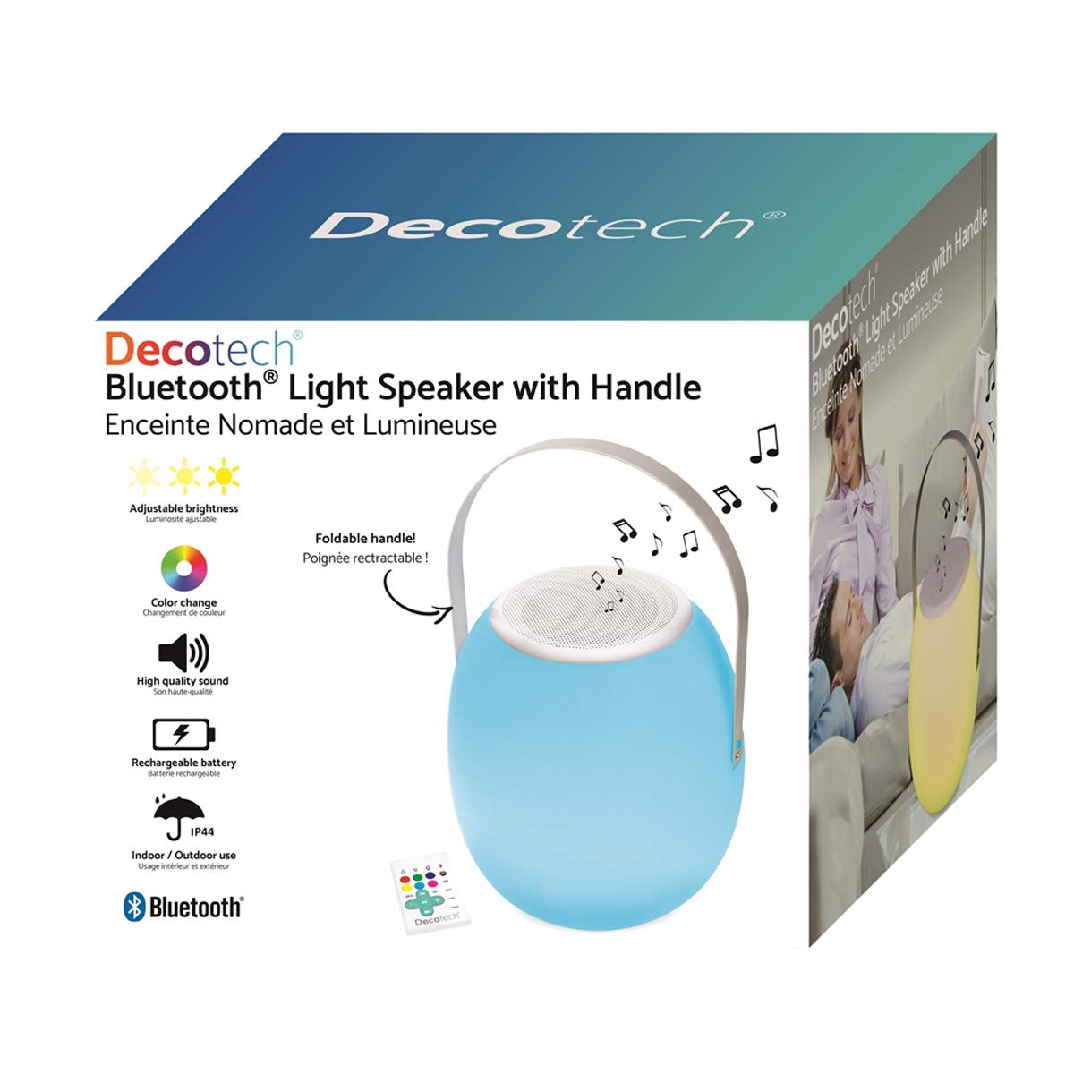 lexibook-decotech-btl710-altavoz-bluetooth-luminoso-multicolor-8w image 8