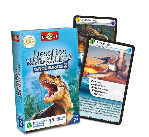 falomir-juegos-desaf-nat-dino-2-2022-collector-juego-de-cartas-de-dinosaurios image 1