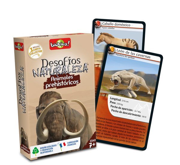 falomir-juegos-desaf-nat-animales-prehist-ricos-collector-juego-de-cartas image 1