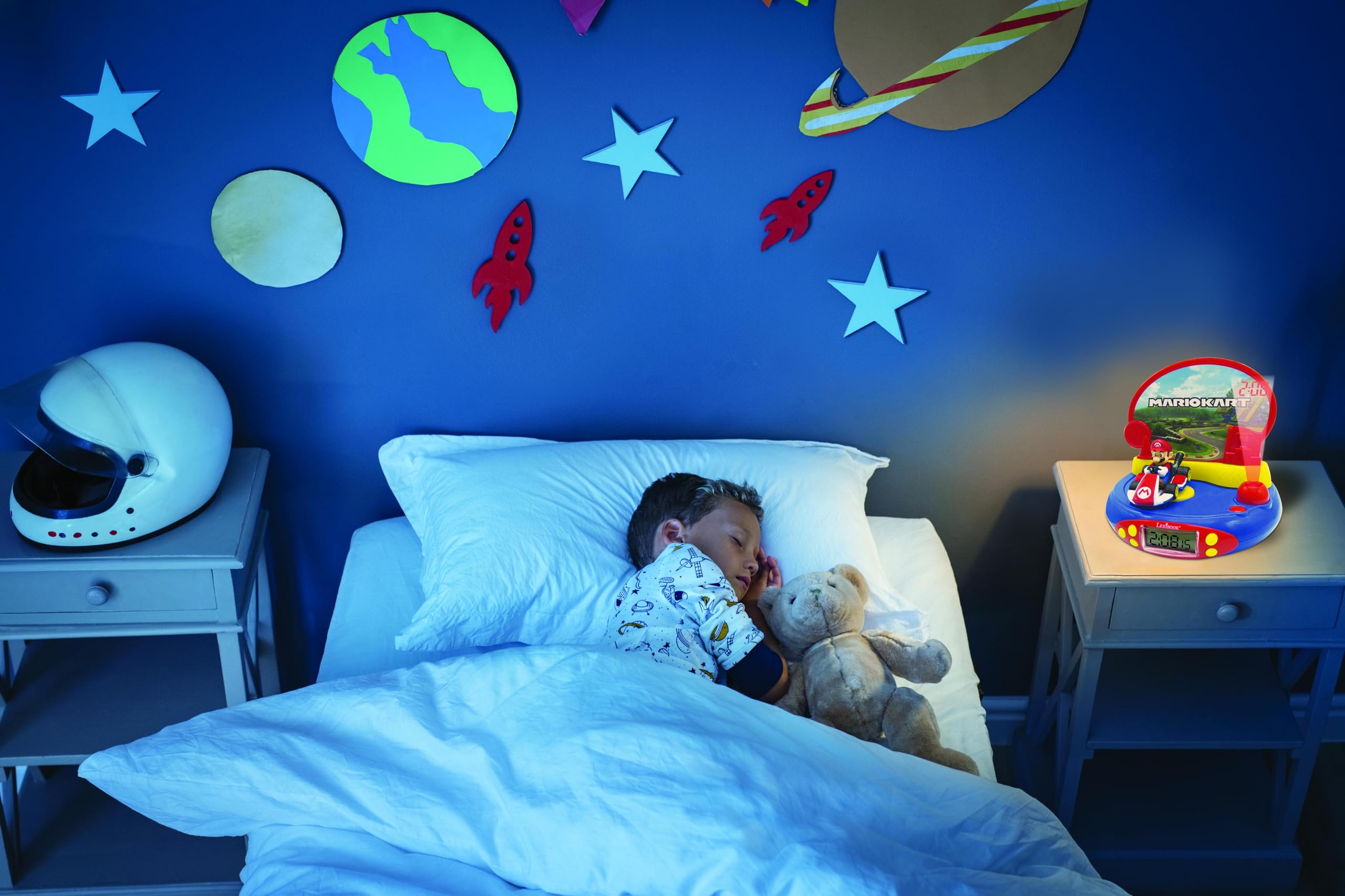 lexibook-mario-kart-rp500nilxb-reloj-proyector-despertador-con-luz-nocturna image 6