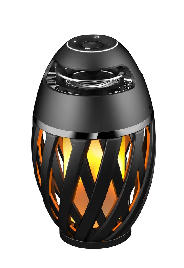 lexibook-decotech-btl075-altavoz-bluetooth-con-linterna-led-efecto-llama image 1