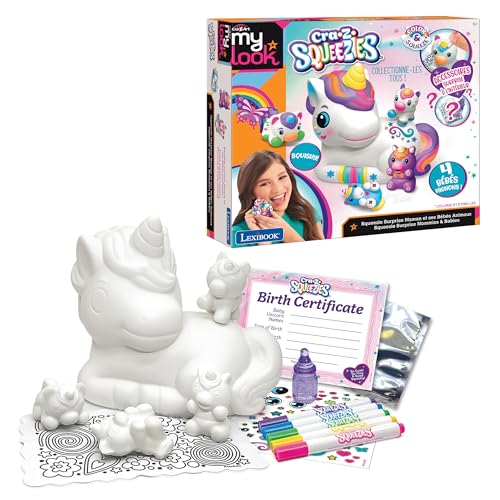 lexibook-squeezie-sorpresa-mam-y-beb-s-animales-crss6-set-unicornio-con-4-beb-s image 8