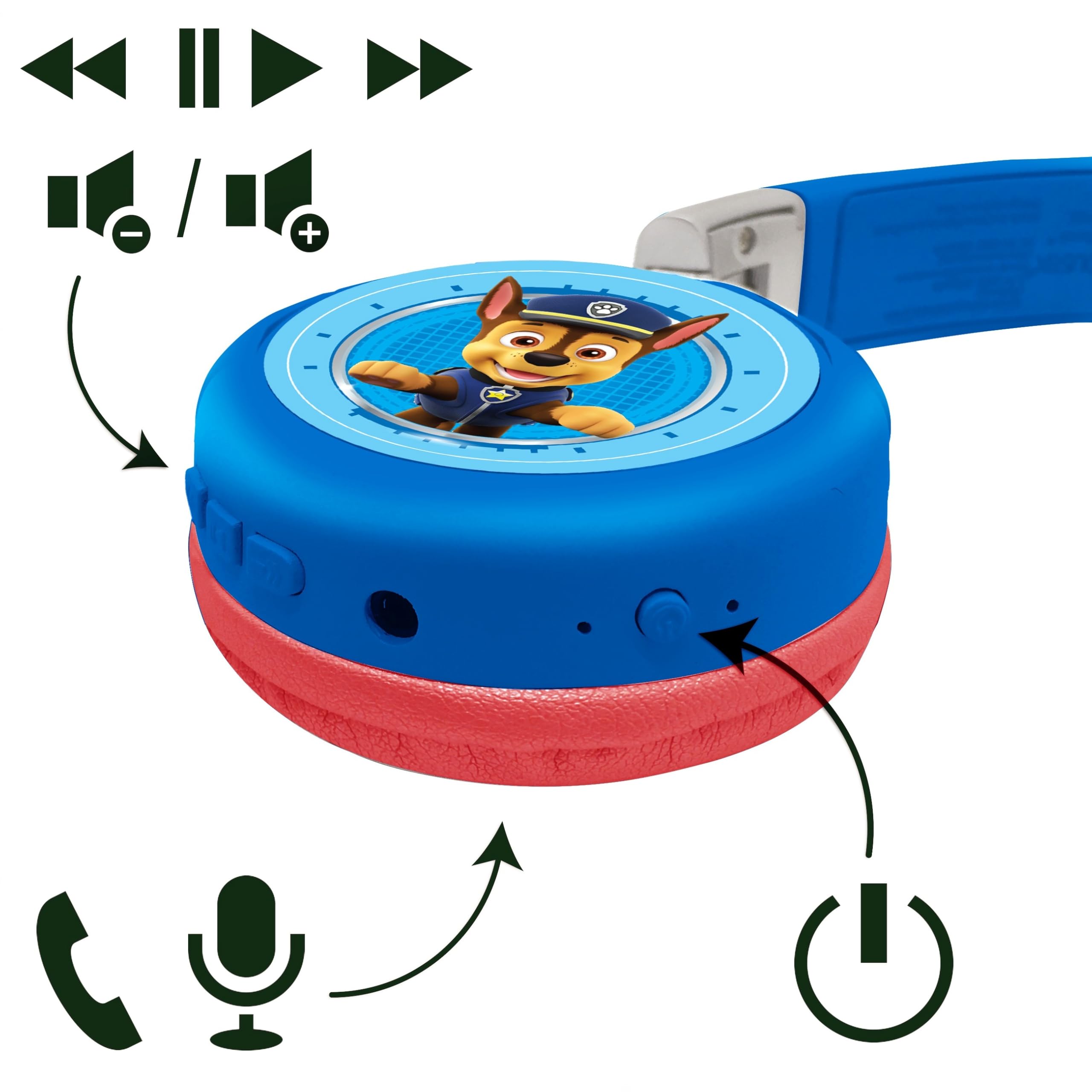 lexibook-patrulla-canina-auriculares-bluetooth-hpbt010palxb image 5