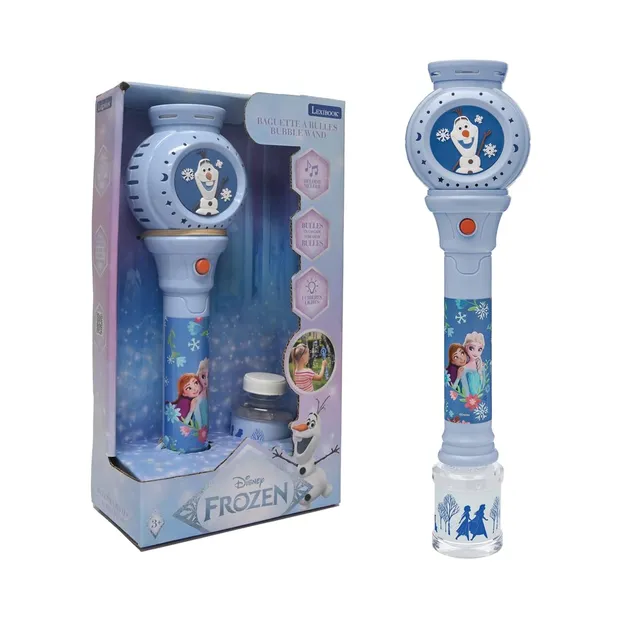 lexibook-disney-frozen-olaf-varita-de-burbujas-prb10fz-con-luz-y-sonido image 1
