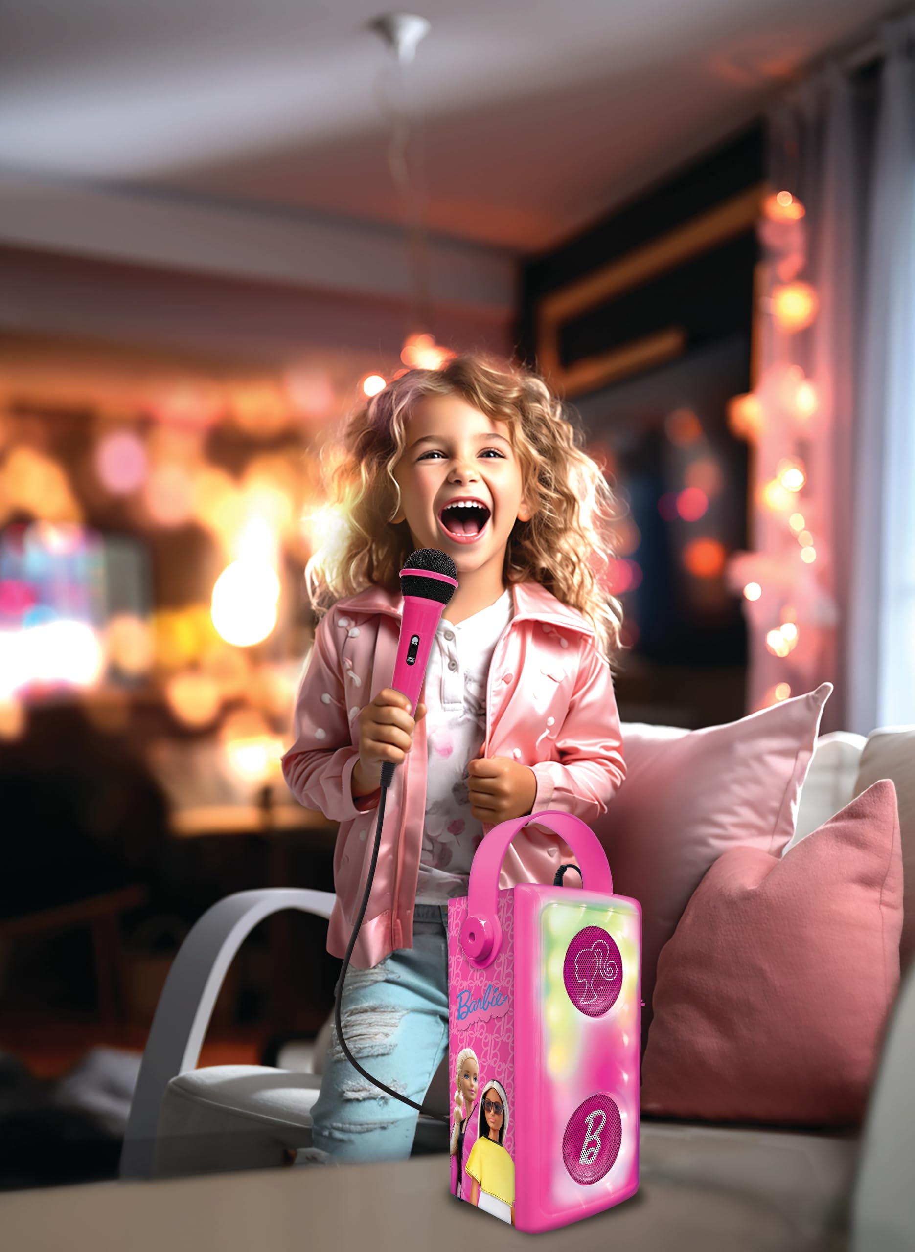lexibook-barbie-btp185bbz-altavoz-bluetooth-con-micr-fono-y-luces image 3