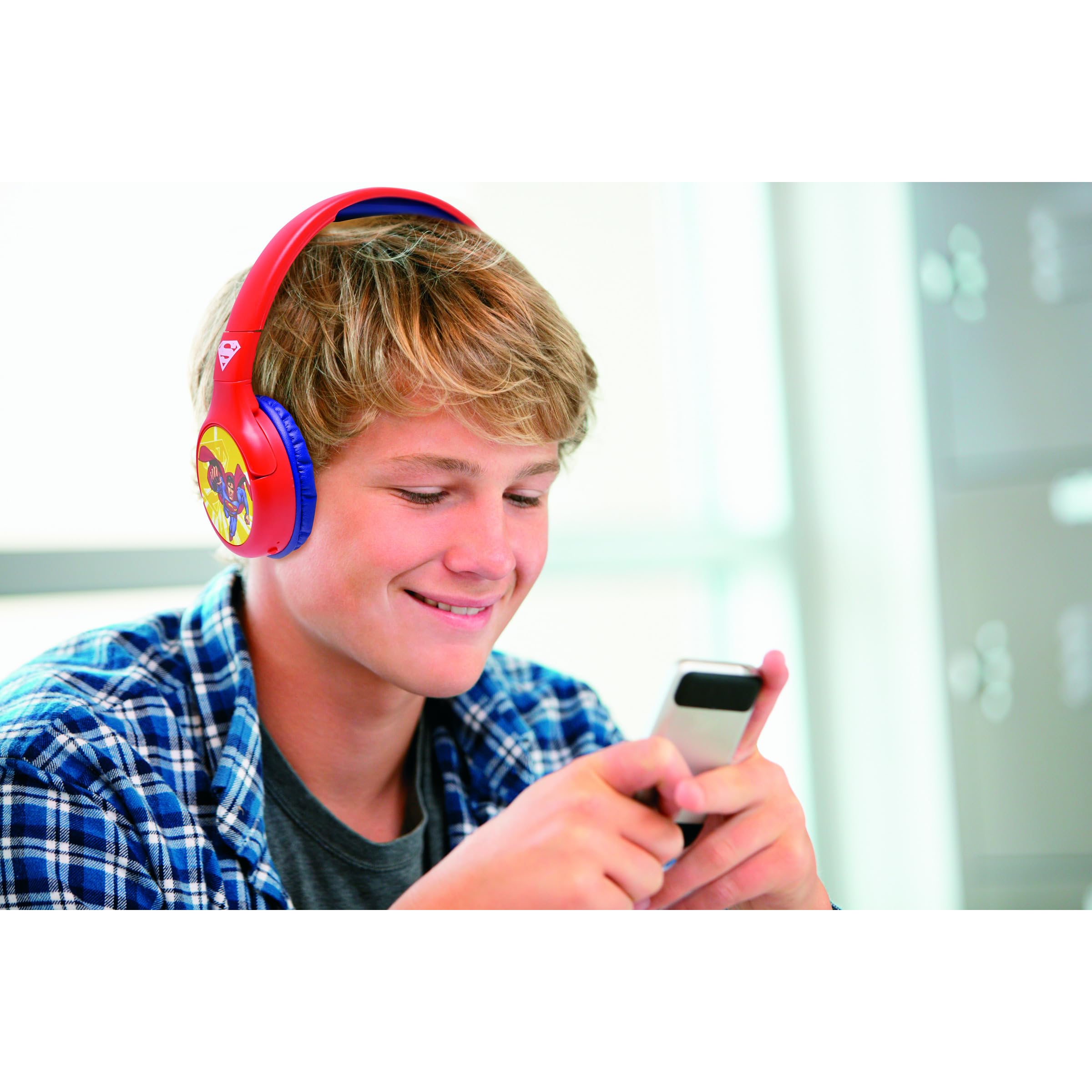 lexibook-superman-auriculares-bluetooth-hpbt010su image 5