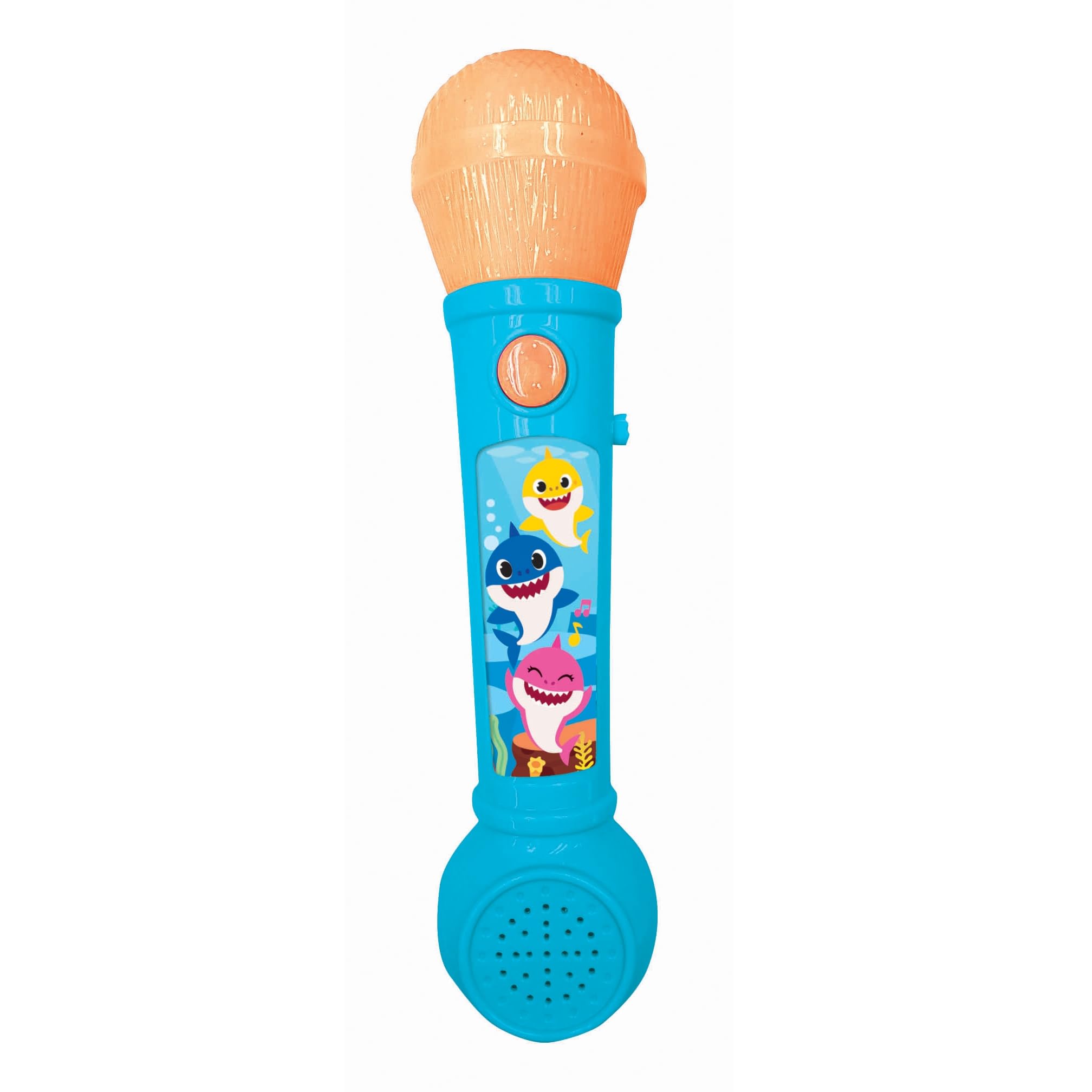 lexibook-baby-shark-micr-fono-luminoso-mic80bslxb-azul-naranja image 1