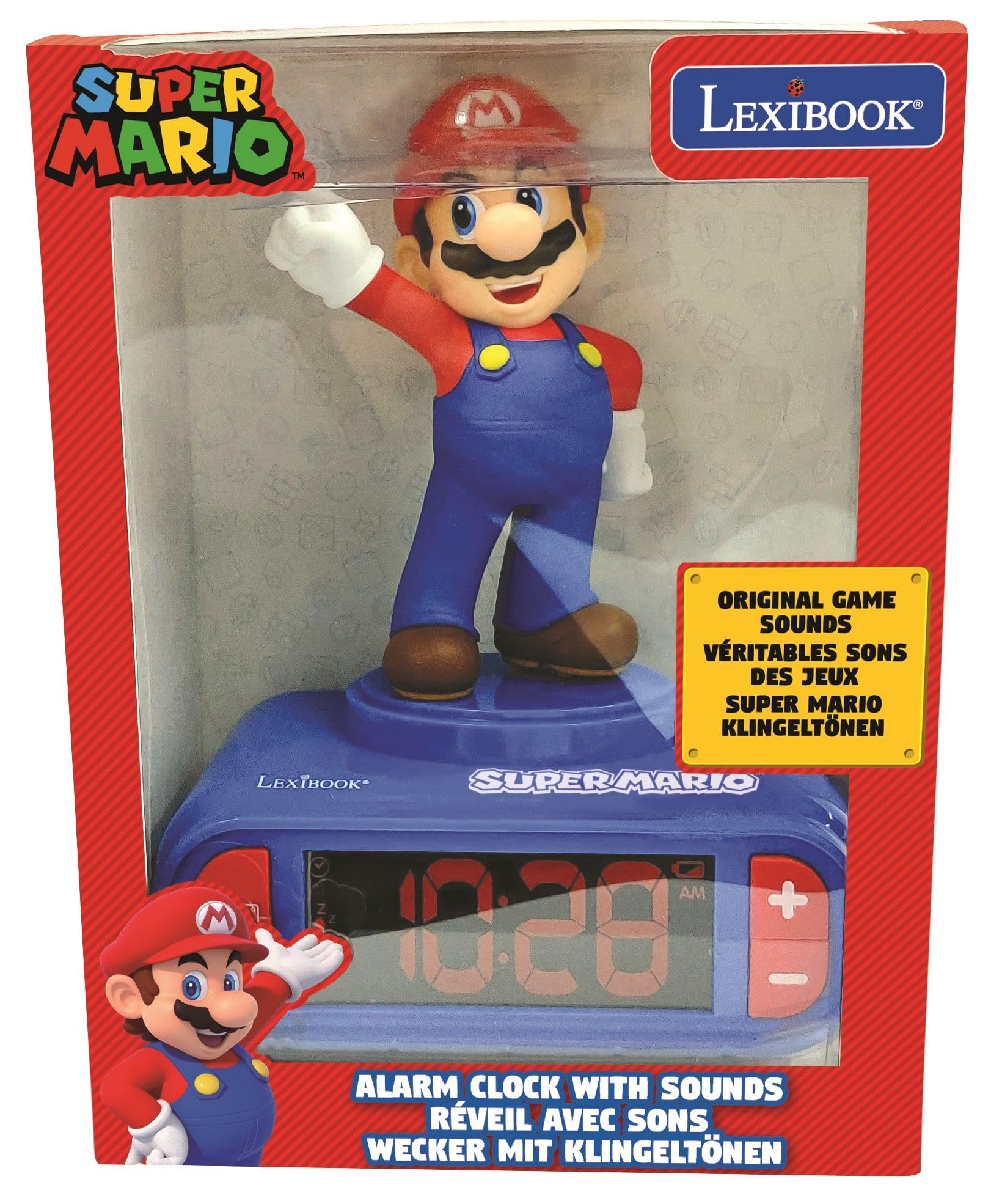 lexibook-mario-rl800nilxb-reloj-despertador-con-luz-nocturna image 5