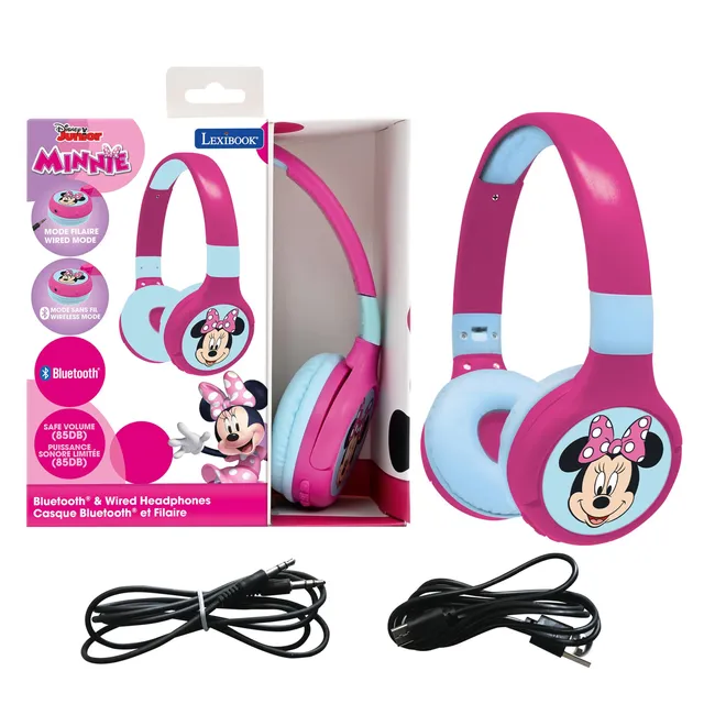 lexibook-minnie-auriculares-bluetooth-infantiles-hpbt010mnlxb image 1