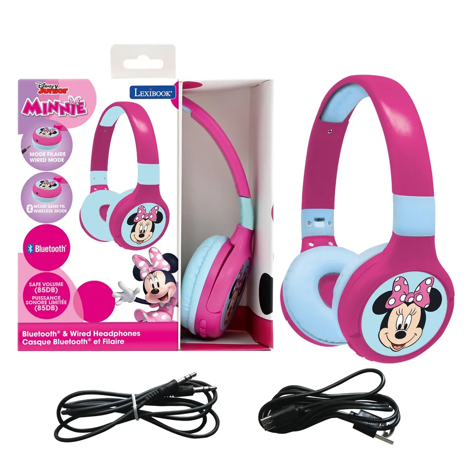 lexibook-minnie-auriculares-bluetooth-infantiles-hpbt010mnlxb image 1